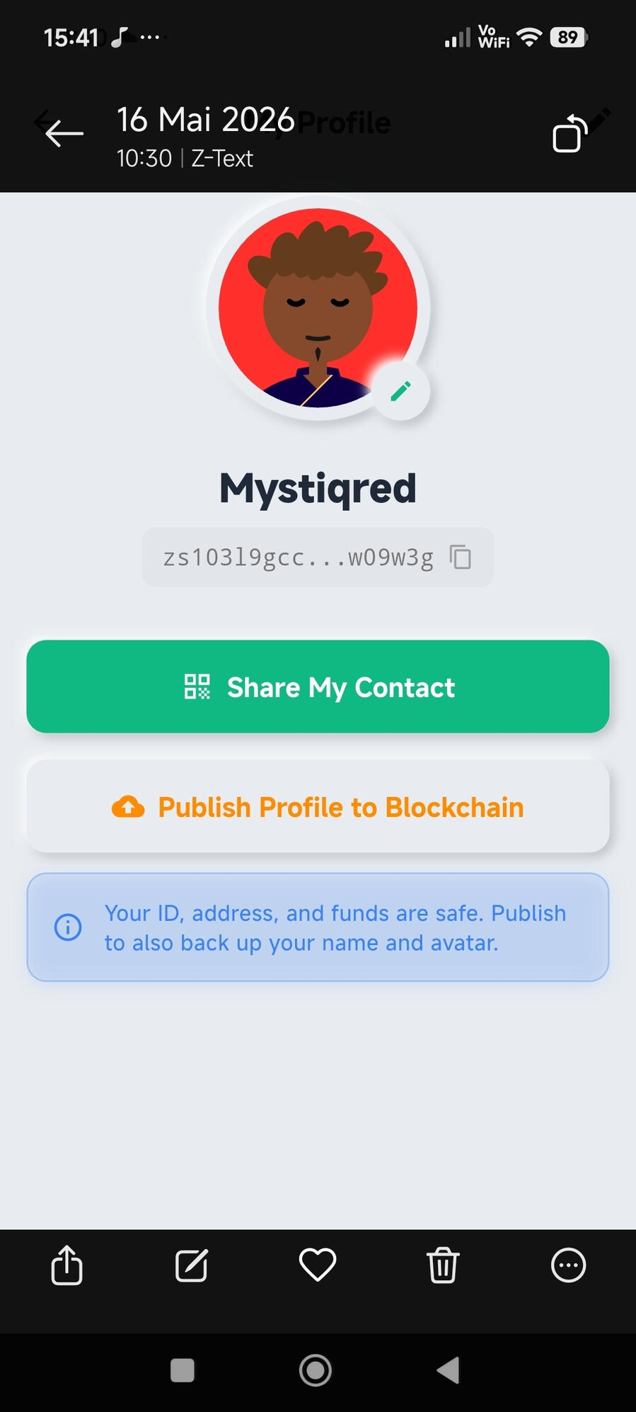 z-text Zk-snarks blockchain messenger privacy